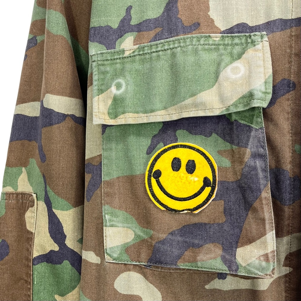 Topson Down‎ Men’s Medium Camouflage Military Streetwear Jacket With Patches - Picture 4 of 10